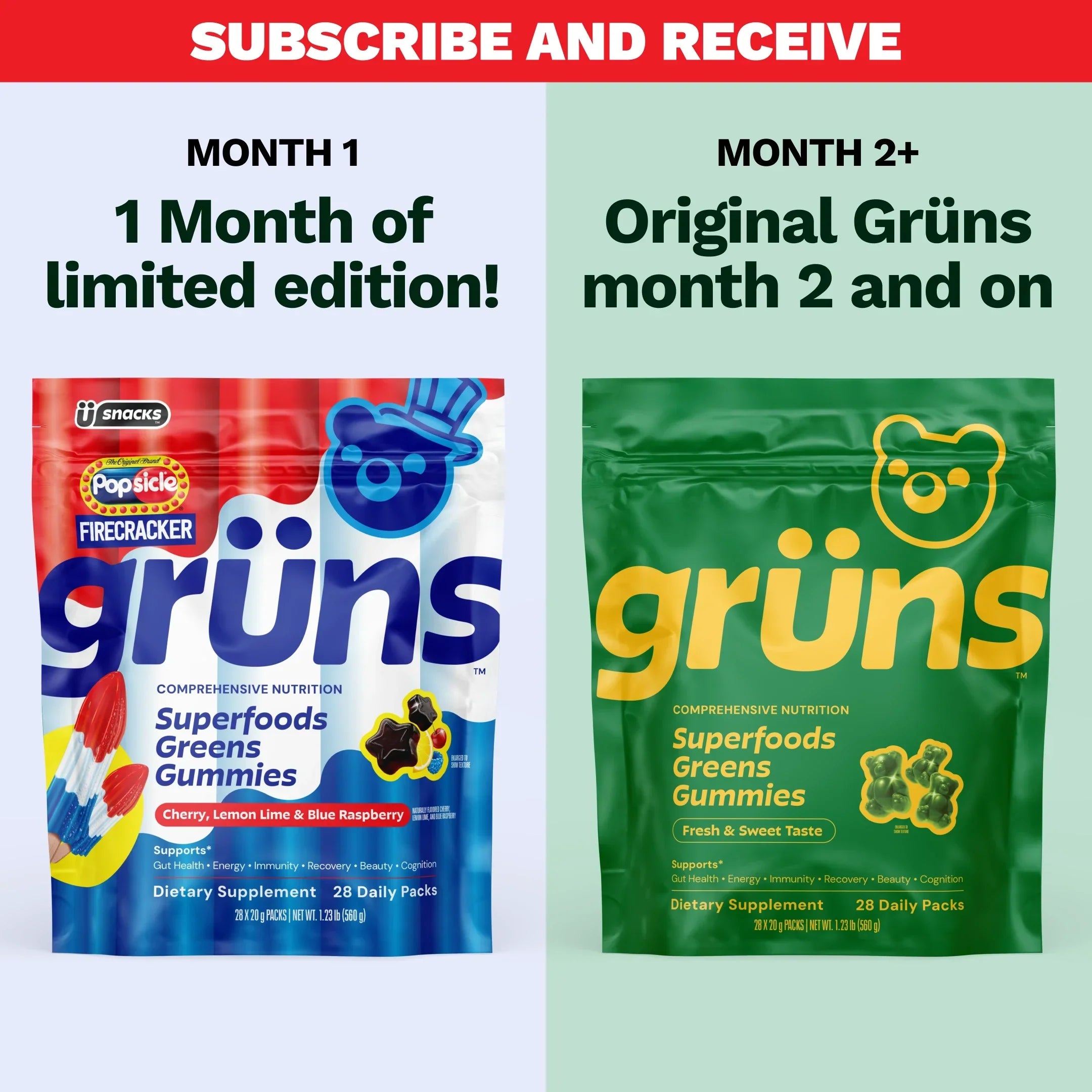 Popsicle® Firecracker Grüns - Modern Flavor