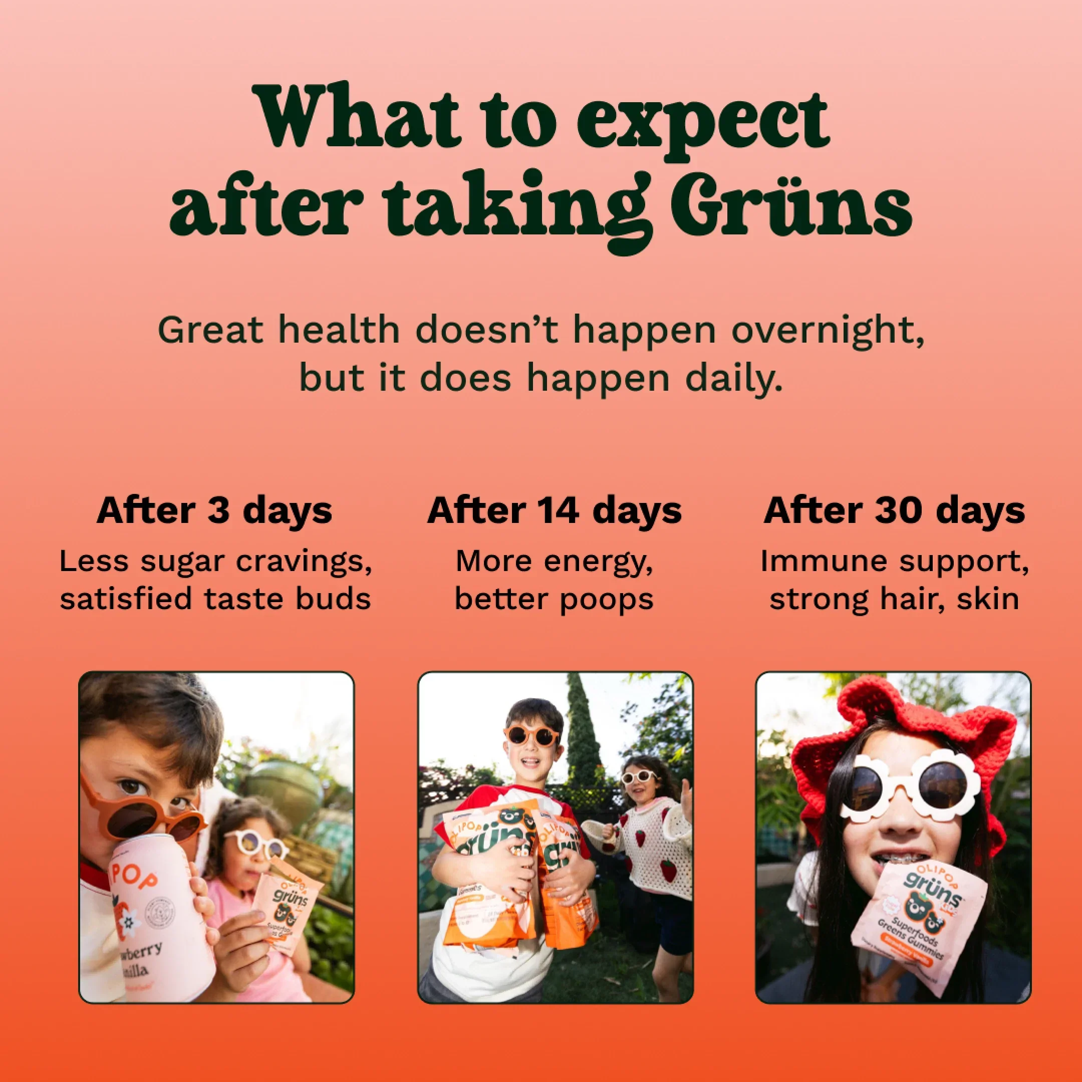 Grüns Kids OLIPOP® - Growing Choice